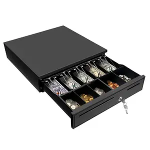 Wholesale Custom 5 Bill 5 Coin Portable Tray Retail Store Ball Bearing Slide Pos 410 Cash Drawer Rj11 R12 Cash Register