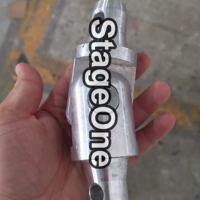 Accessoires de réglage pour treillis à embouts, coupleur à charnière carré en alliage d'aluminium, manchon de raccordement conique léger et personnalisé