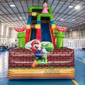 Khác nhau tùy chỉnh thiết kế bouncy nhảy lâu đài nhiệm vụ nặng nề vui vẻ Inflatable thư bị trả lại Nhà trượt nước - Product Image 4