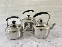 Vente en gros 1L/10L Bouilloire classique en acier inoxydable de grande capacité Bouilloire de cuisine Théière de cuisinière