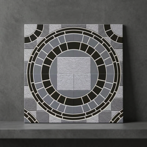 Multi Color Decorative Digital Ceramic Glossy Floor Tiles 40x40cm 400x400mm High Quality Export Grade Flooring Tiles - Product Image 1