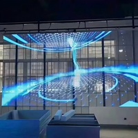 Écran LED transparent flexible à faible consommation VORTEX pour la promotion en vitrine de magasin