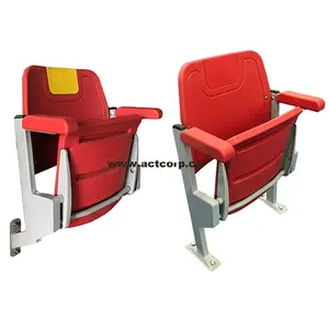 Montagem Na Parede dobrável CS-ZZB-GC assentos do estádio de plástico de moldagem por sopro, cadeiras de plástico ao ar livre