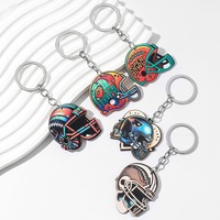 Nouveau Porte-clés Pendentif Casque de Football Américain Super Bowl en Bois, Luxe Abordable, Style Européen et Américain, pour Femme, Idéal pour les Fêtes