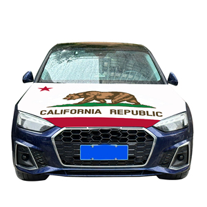 Funda para Capó de Coche de Alta Calidad Directo de Fábrica, Bandera de California de 120*150cm para Decoración del Motor - Product Image 5