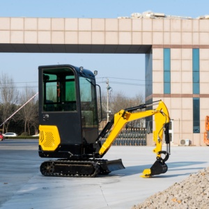 Mini Excavadora Multifuncional con Brazo Giratorio Lateral y Cabina - Product Image 4