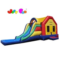 Piscine détachable de combos de glissière de château sec humide gonflable à vendre
