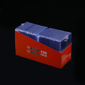 Lot de 100 protège-cartes Premium Toploader, <span class=keywords><strong>200</strong></span> pochettes pour cartes, Toploaders 35pt pour cartes, Toploaders en plastique rigide 3" x 4" pour cartes à collectionner - Product Image 6