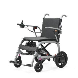 <span class=keywords><strong>Fauteuil</strong></span> <span class=keywords><strong>roulant</strong></span> électrique pliable léger en fibre de carbone, puissant, pour personnes handicapées, OEM ODM - Product Image 1