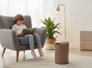 Smart <b>Sensor</b> 12L Metal Standing Trash <b>Bin</b> with Damper Eco-friendly and with Lid for <b>Kitchen</b> and Bathroom - Product Image 6