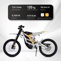 Moto électrique tout-terrain 79 Falcon 72V, suspension intégrale, vitesse unique, batterie lithium, motocross, montagne, course hors route