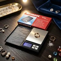 Balance de poche numérique portable pliable 500g 0.01g avec écran LCD, balance électronique pour bijoux, vente en gros OEM
