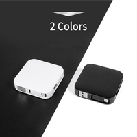 Cadeau d'affaires Câble de charge multiple Câble de chargeur rapide multiple rétractable de 1 m, cordon de charge multiple, câble multi-USB 4 en 1