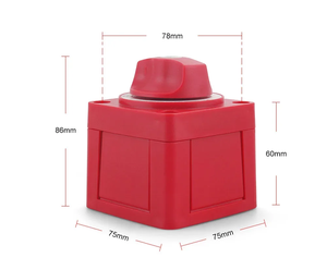 Interrupteur rotatif à double isolation à 2 positions, <span class=keywords><strong>coupe</strong></span>-<span class=keywords><strong>circuit</strong></span> de <span class=keywords><strong>batterie</strong></span> 32V DC 300A 6010 pour bateau marin, camping-car, caravane, yacht - Product Image 4