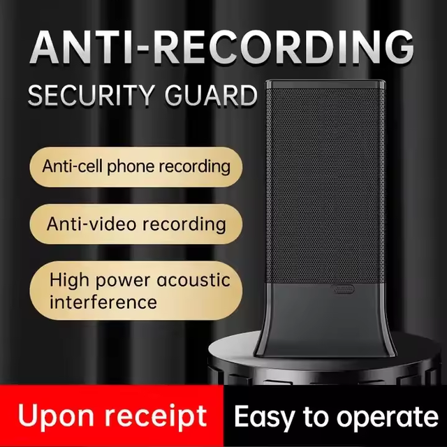 Professional Privacy Guard Recording Antivoice Equipment with Remote Control for Voice Recorder Pen and Phone Recording