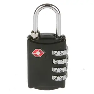 TSA 4 Digit Combination Password Steel Luggage Travel High Security combination travel lock Padlock