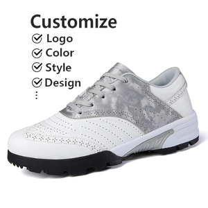 Chaussures de <span class=keywords><strong>golf</strong></span> pour hommes personnalisées OEM, légères, confortables, avec amorti et empeigne en maille souple, pour l'été et l'hiver - Product Image 3