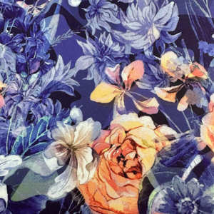 ผ้ายืด4ทางผ้า92% โพลี8% สแปนเด็กซ์กว้าง150ซม. น้ำหนัก71 GSM พิมพ์ดิจิตอล - Product Image 3