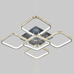 Modern Decorative Ceiling <strong>Light</strong> Dimmable Smart Lighting Living Room Bedroom Square Round Acrylic <strong>LED</strong> Ceiling Lamp - Product Image 1
