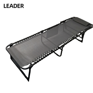 Líder al aire libre de alta calidad portátil playa Chaise Sun Lounge reclinable plegable ocio jardín playa cama Oficina cama de descanso - Product Image 1