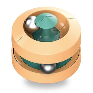 Pista de dedo giratoria al por mayor Gyro Toys Bola de metal Fidget <span class=keywords><strong>Spinner</strong></span> Cubo Pista de dedo giratoria Laberinto de mármol Juguete para adultos - Product Image 5