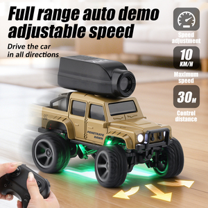 Metal Mini <strong>RC</strong> <strong>Car</strong> 1:64 2.4G Remote Control Toys 480P FPV <strong>Camera</strong> Wifi APP Control High Speed Racing Stunt Vehicle Toys - Product Image 3