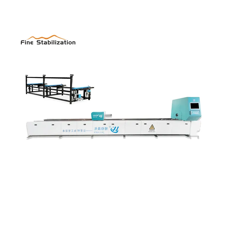 High Precision 3000W Stainless Steel Aluminum Copper CNC Metal Tube Pipe Fiber Desktop Laser Cutting Machine