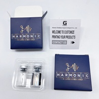 Boîtes de rangement de luxe personnalisées avec logo imprimé pour flacons magnétiques Pepti, inserts en EVA, autocollants pour flacons de 3 ml et 10 ml