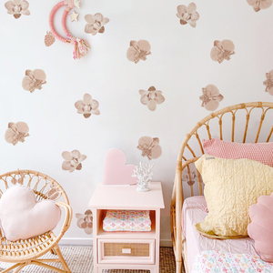 Dessin animé fleur stickers muraux chambre d'enfants salon décoration <span class=keywords><strong>papier</strong></span> <span class=keywords><strong>peint</strong></span> bricolage autocollants auto-adhésifs - Product Image 5