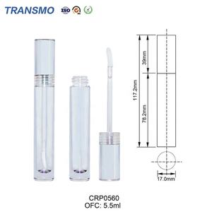 Crystal Lip Oil Tube Lipgloss Tubes Wholesale Custom logo 5ml Empty <b>clear</b> Lip <b>Gloss</b> Wand Tube - Product Image 2