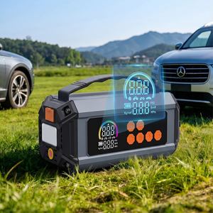 Nuevo Inflador <span class=keywords><strong>de</strong></span> Neumáticos Eléctrico para Auto, Arrancador <span class=keywords><strong>de</strong></span> Emergencia, Fuente <span class=keywords><strong>de</strong></span> Alimentación, Dispositivo Todo en Uno con Luz Intermitente - Product Image 2