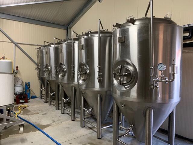 5000l 6000l 10000l cuve de fermentation de bière en acier inoxydable