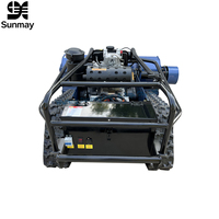 Tondeuse robotisée sans fil télécommandée tout-terrain à moteur essence puissant EURO 5 de 22 CV pour pentes, à vendre