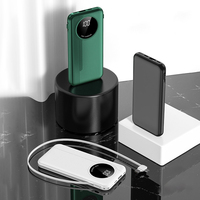 Câble de charge rapide intégré, charge ultra-rapide, kit de batterie portable d'extérieur, batterie Li-polymère, interface Type-C