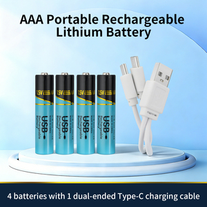 סוללת ליתיום נטענת <span class=keywords><strong>1</strong></span>.5V <span class=keywords><strong>AA</strong></span> 5V ספק כוח למאוורר נטען, מכשירי RF, ייצור לפי הזמנה (OEM/ODM) - Product Image 4