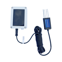 Capteur de sol intelligent à énergie solaire pour l'agriculture, intégré 8-en-1, sans fil LoRa, mesure de l'humidité, de la température, de l'EC, de la salinité, du NPK, du pH, IoT