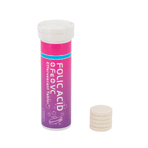 Biocaro Oem Nieuwe Aankomst Volwassen Bruisende Vitaminen Tablet Supplement Vitamine C Ijzer Foliumzuur - Product Image 5