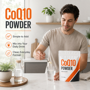 Complément Alimentaire Nano Ubiquinol 100 mg à Marque Blanche Certifié Biologique Pur Liposoluble 98% Coenzyme Q10 en Poudre Améliore - Product Image 3