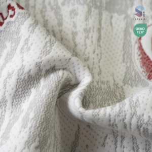 Tessuto per Materasso in Poliestere Jacquard Traspirante Funzionale con Profumo di Rosa, Morbido e Fragrante, Vendita all'Ingrosso - Product Image 2