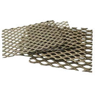 Malla Metálica Expandida de Níquel de 5 mm de Ancho, 2.8 mm de Espesor, Rosca de 0.8 mm, Plana de 0.5 mm de Grosor para Electrodos AEM
