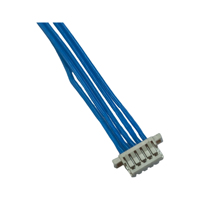 Konektor JST SUH SUHR-02V-S-B 0.8mm UL10064 28AWG OD0.6 Jaket Tipis 2 Pin Kabel Sinyal LVDS Harness Kustom Kabel-ke-Papan