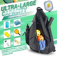 Sac bandoulière réversible personnalisé pour homme, sac de sport, sac de tennis, sac de pickleball pour femme, sac à main pour raquette de pickleball, sacs à dos