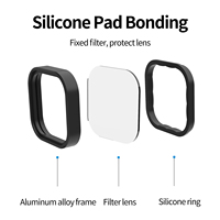 Filtres Telesin Accessoires pour caméra d'action pour Go Pro 13 Caméra 4 pièces Kit de filtres d'objectif CPL ND8 ND16 ND32