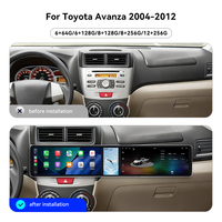 Foforfor Triple écran 12,3 pouces pour Toyota Avanza 2004-2012, autoradio multimédia Carplay Android15, lecteur DSP 4G GPS Navi, unité principale
