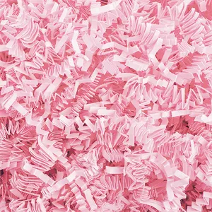 Recyceln Sie Pink Cutting Crinkle Paper Shred ded Filler Paper für Geschenk box Basket Filler Filling Shred ded Paper