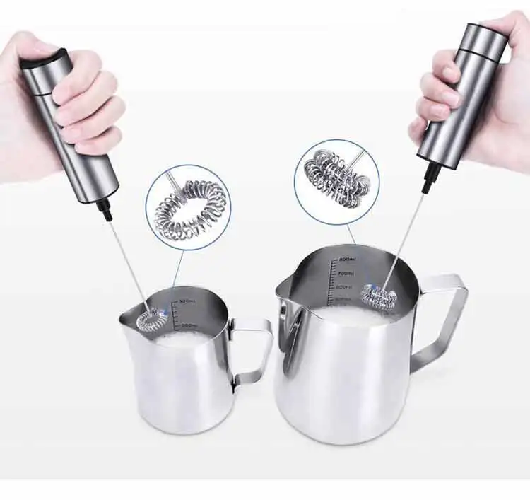 milk frother automatic battery operated coffee mixer, milk frother ningbo coffee maker milk foamer