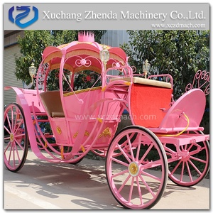Carruaje de Caballos Rosa Eléctrico con Forma de Calabaza para Bodas, Carruaje Personalizado con Precio de Fábrica en Venta - Product Image 6