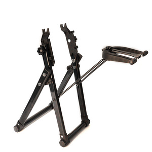 Yueli Bicycle Repair Workstand One Size Black Nylon <b>Folding</b> Wheel Alignment Table for Road Mountain Bike Maintenance - Product Image 5