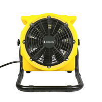 Kipas Angin Mini Airguru Compact Axial Blower Fan Rotasi 360 Derajat Tahan Air dengan Saklar dan Dudukan Portabel Pengering Karpet