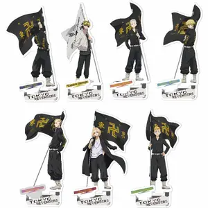 2021 New Anime 7 styles Tokyo Revengers Decoration Figure Acrylic Standing Card for fans